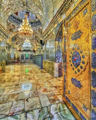  Ziarat-e Shah-e Cheragh: Niesamowite Sanktuarium Złotymi Mozaikami!